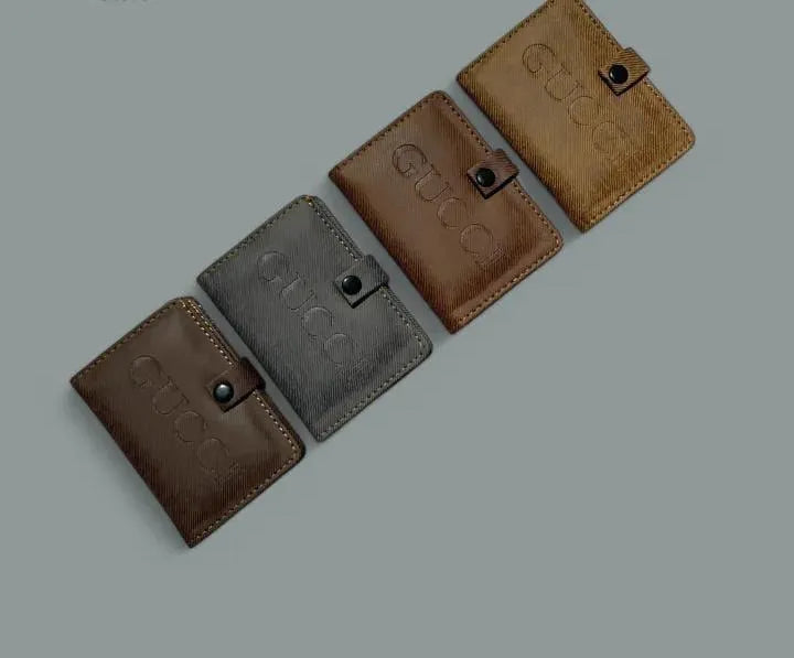 Men's Textured Card Holder Wallet – Slim & Compact