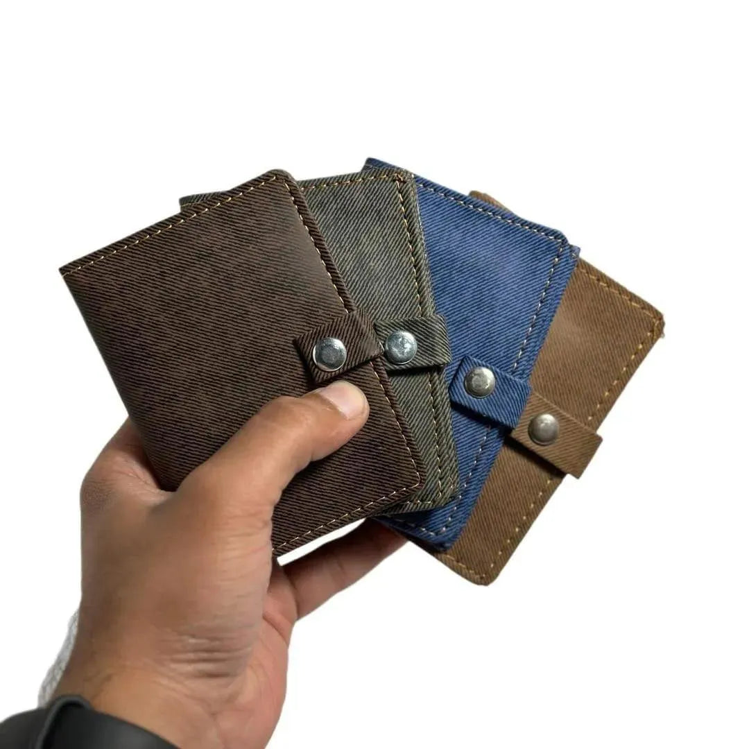 Men's Textured Card Holder Wallet – Slim & Compact