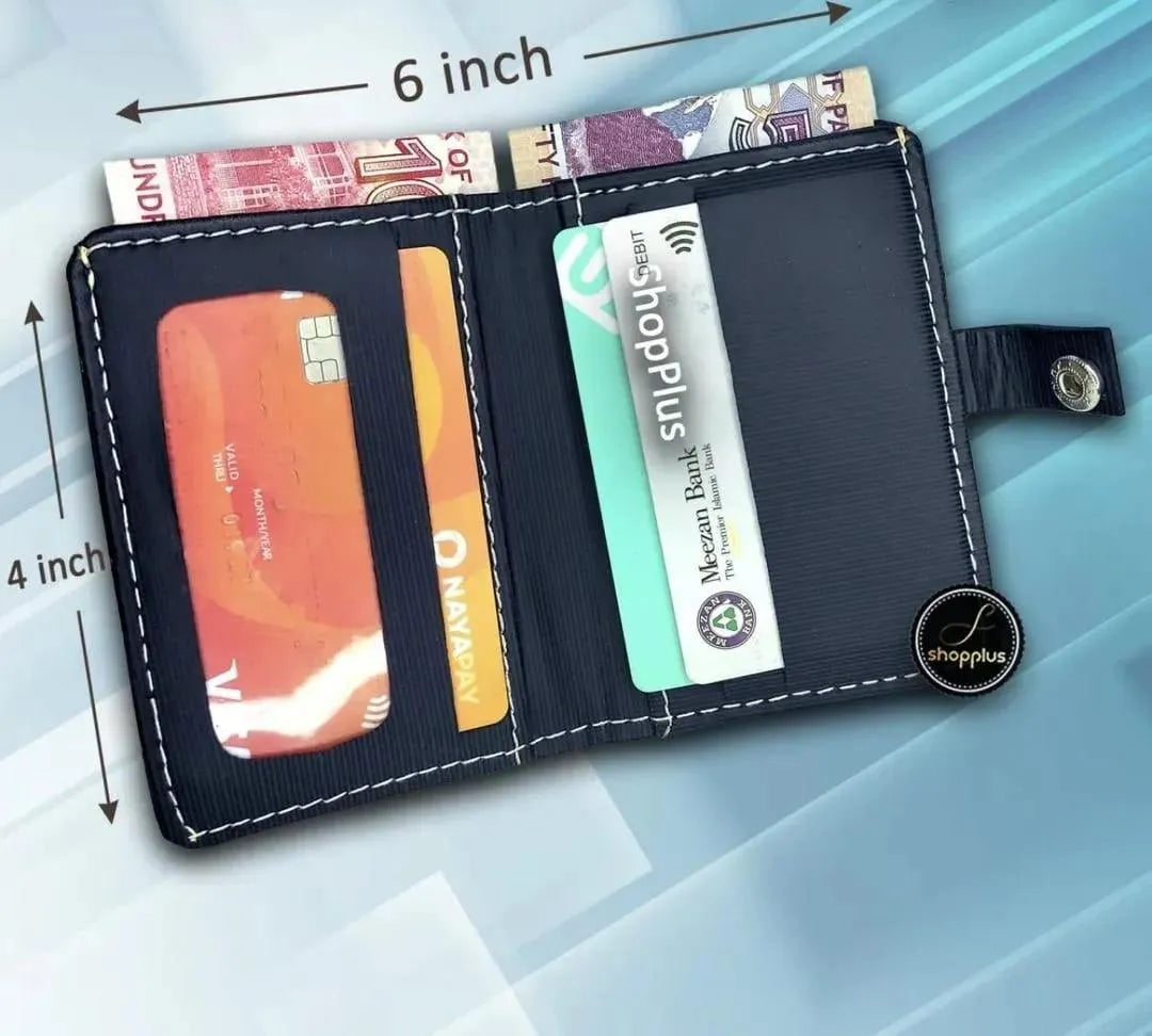 Men's Textured Card Holder Wallet – Slim & Compact